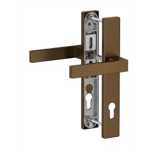 KVAKA ZA VRATA DUB F4 ČETKANA BRONCA