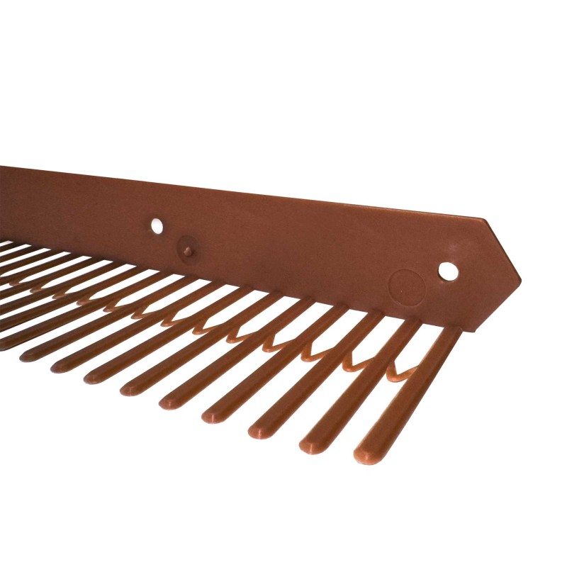 Češalj za krovišta-streha 60mm crvena 12kom