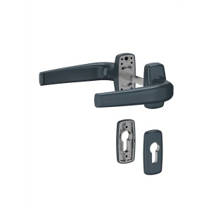 Kvaka Alu Merkury RAL 7016 s rozetom