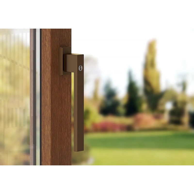 KVAKA BALKON PSK DUBLIN 9005 MAT CRNA S KLJUČEM