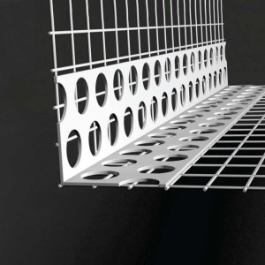 PVC kutnik s mrežicom 100/150 bijeli 20 kom