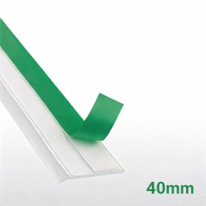 Opšavna lajsna s brtvom 40mm 6m