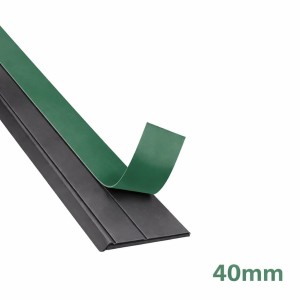 Opšavna lajsna s brtvom 40mm dužina 6m Antracit