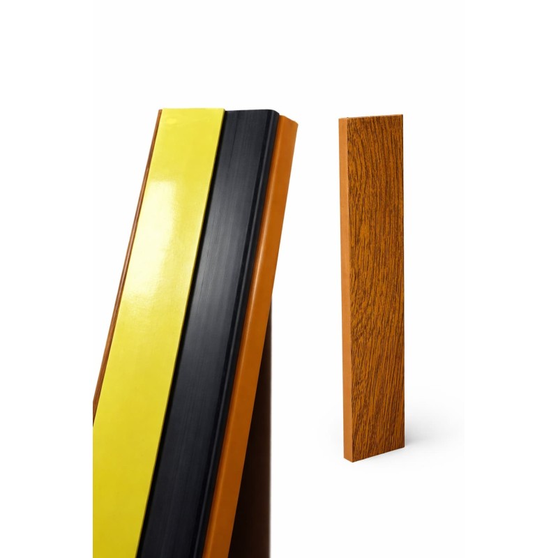 Opšavna lajsna s brtvom 50mm dužina 6m Zlatni hrast