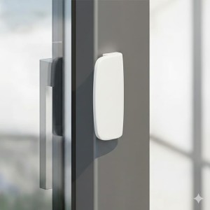 RUČKICA ZA BALKONSKA VRATA 9016 BIJELA