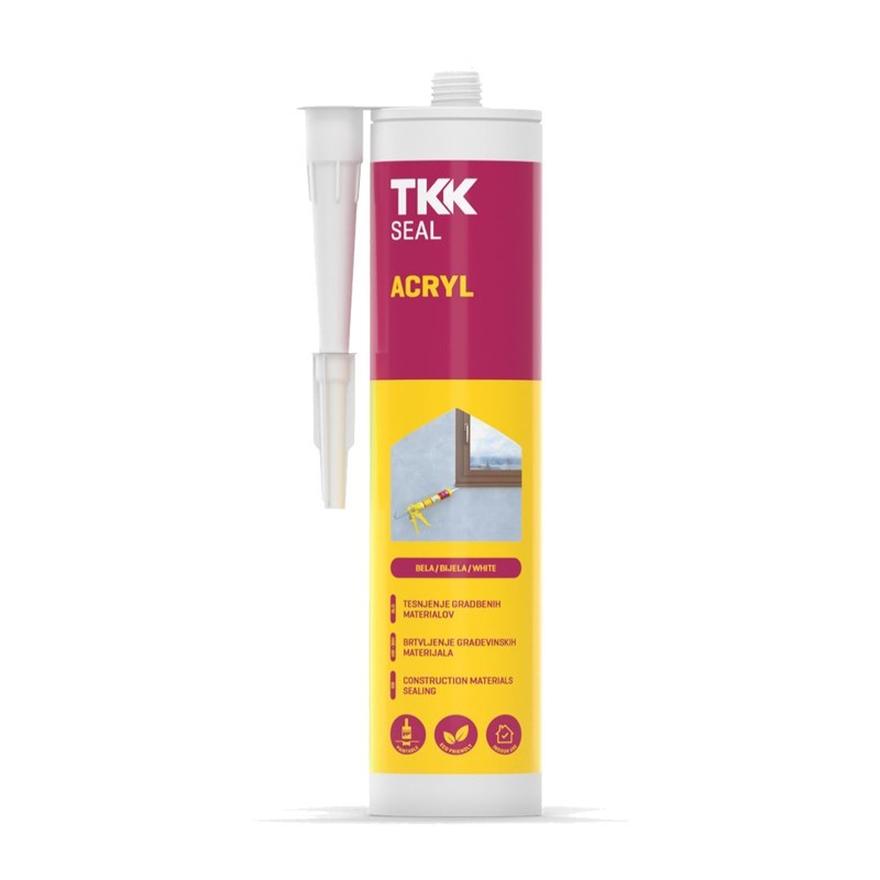 Akril brtvilo silikon 280 ml TKK Seal Acryl bijeli